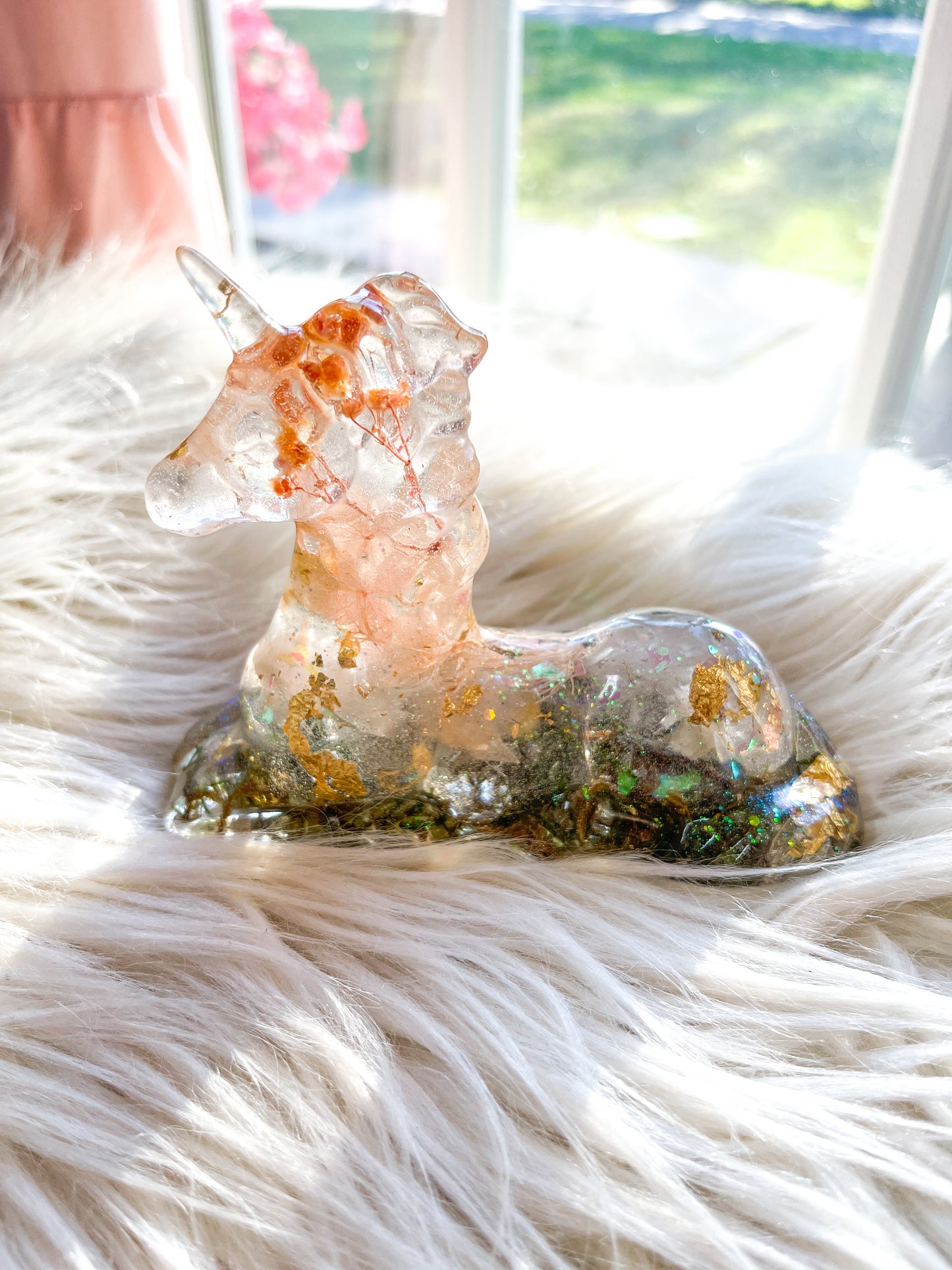 Astral Unicorn Enchanted Forest | 3D Magical Unicorn Resin Figurine Statue