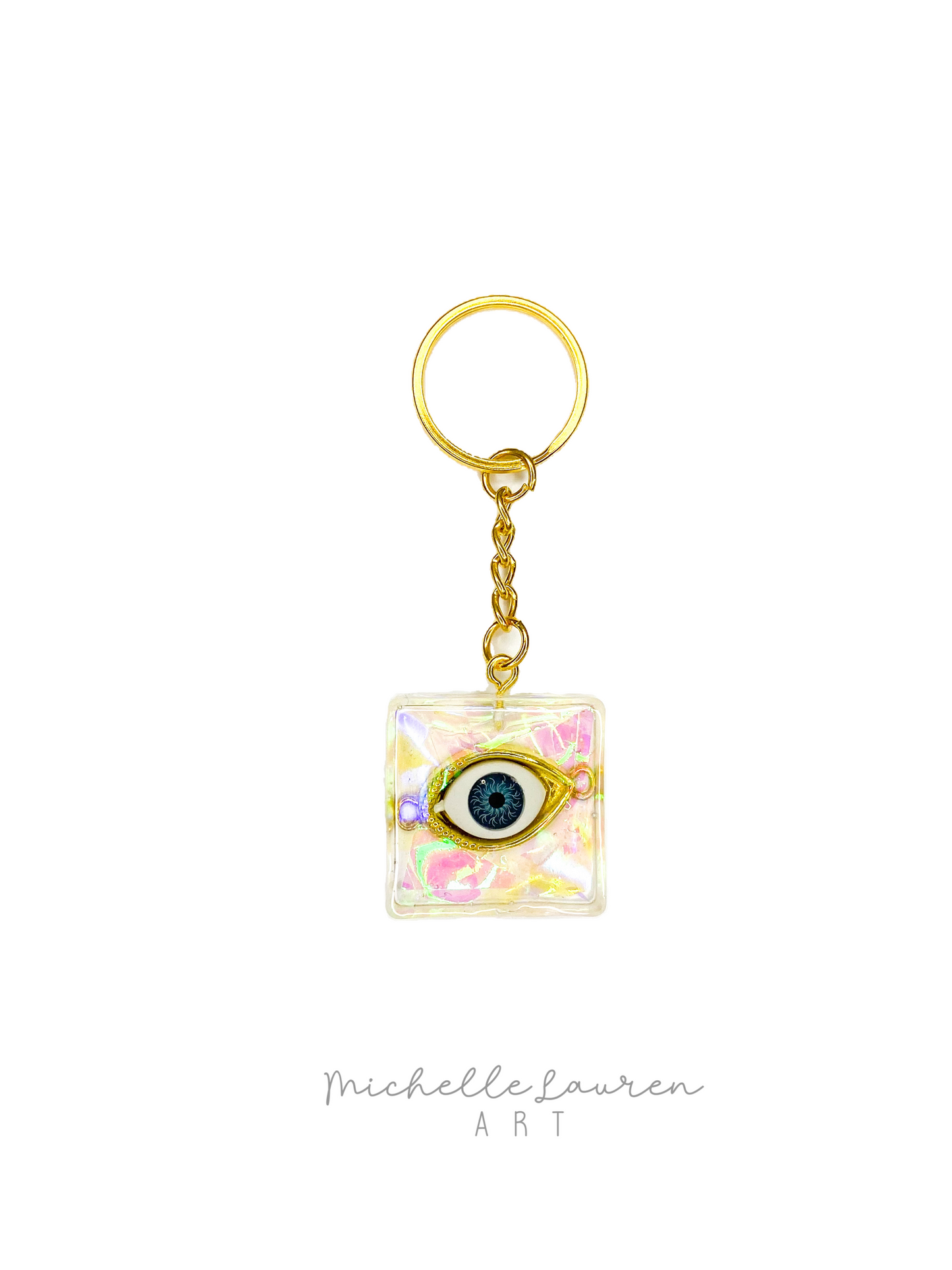 Iris - Evil Eye Resin Keychain
