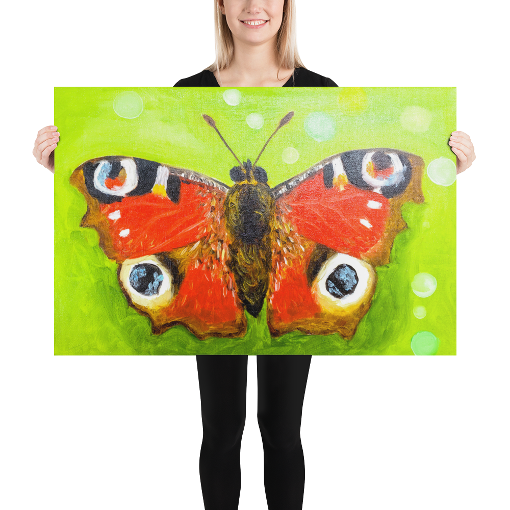 Peacock Butterfly Art Print Poster